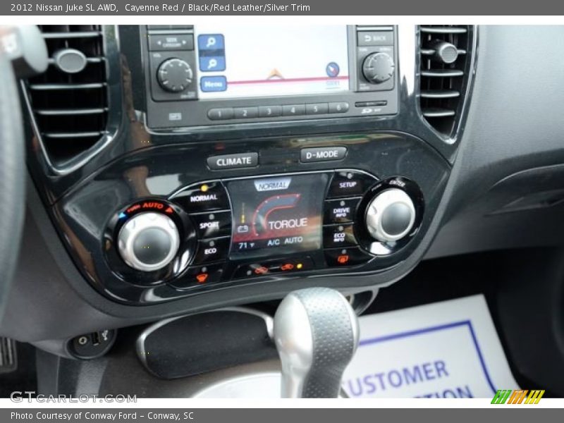 Cayenne Red / Black/Red Leather/Silver Trim 2012 Nissan Juke SL AWD