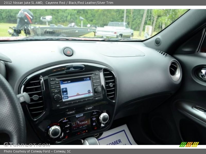 Cayenne Red / Black/Red Leather/Silver Trim 2012 Nissan Juke SL AWD
