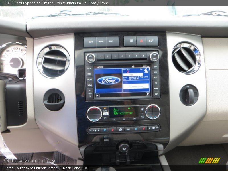 White Platinum Tri-Coat / Stone 2013 Ford Expedition Limited