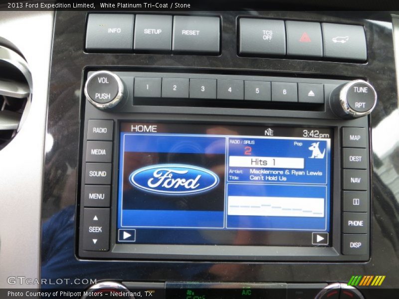 White Platinum Tri-Coat / Stone 2013 Ford Expedition Limited