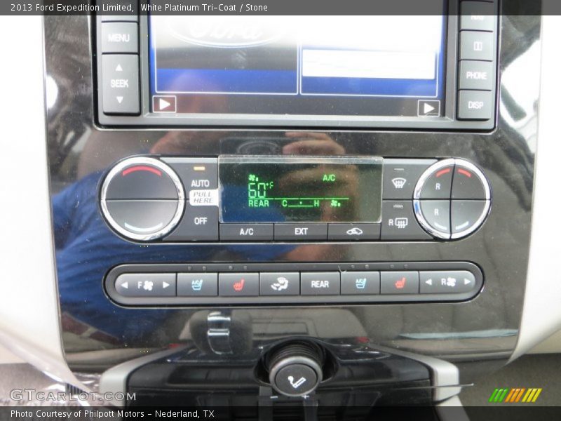 White Platinum Tri-Coat / Stone 2013 Ford Expedition Limited