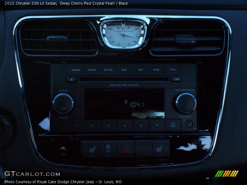 Deep Cherry Red Crystal Pearl / Black 2013 Chrysler 200 LX Sedan