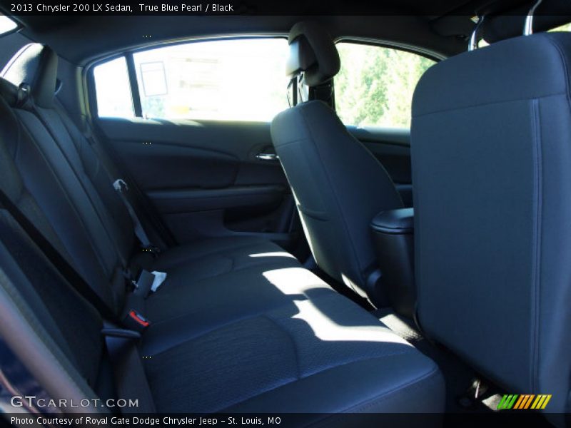 True Blue Pearl / Black 2013 Chrysler 200 LX Sedan