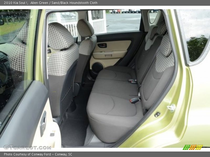 Alien Green / Sand/Black Houndstooth Cloth 2010 Kia Soul !