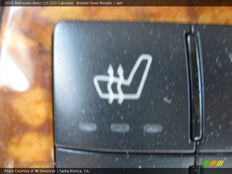 Brilliant Silver Metallic / Ash 2005 Mercedes-Benz CLK 320 Cabriolet