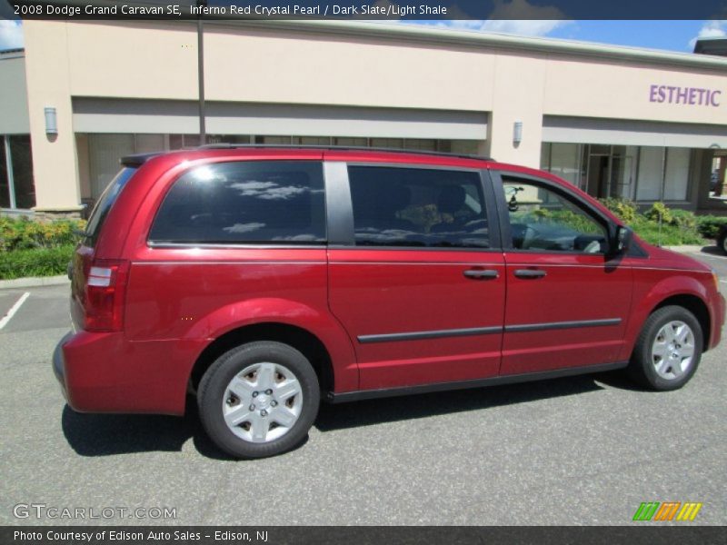 Inferno Red Crystal Pearl / Dark Slate/Light Shale 2008 Dodge Grand Caravan SE