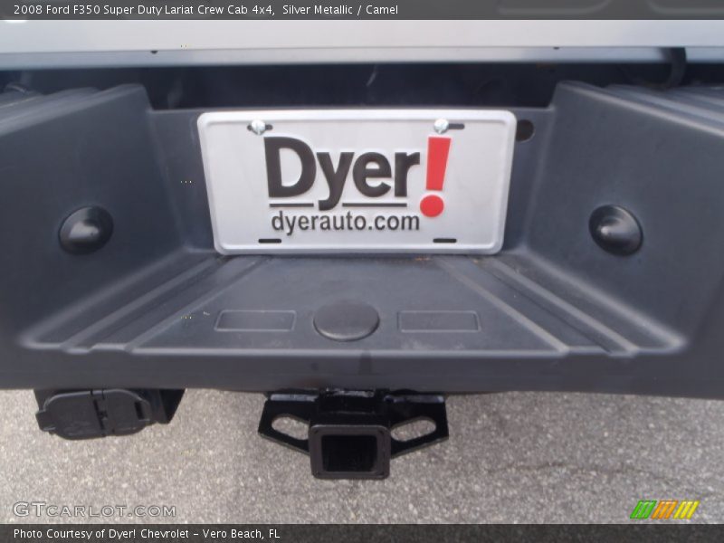 Silver Metallic / Camel 2008 Ford F350 Super Duty Lariat Crew Cab 4x4