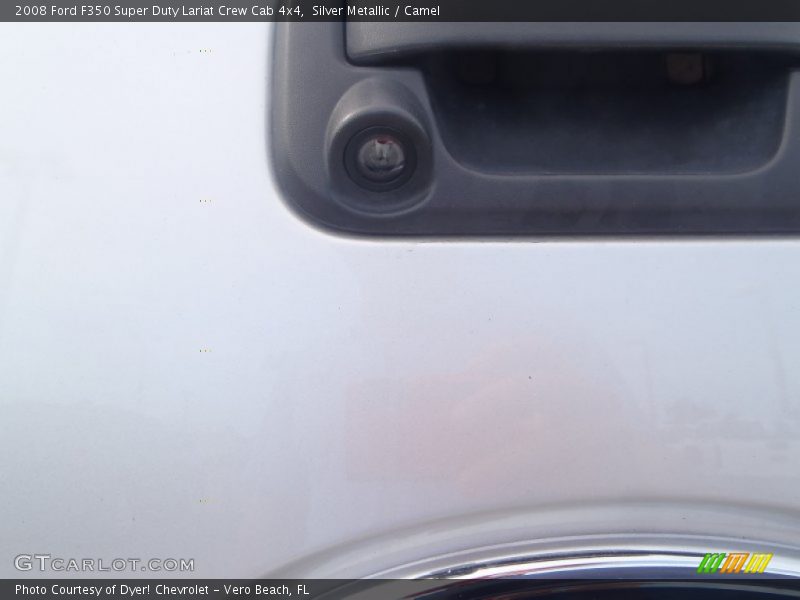 Silver Metallic / Camel 2008 Ford F350 Super Duty Lariat Crew Cab 4x4