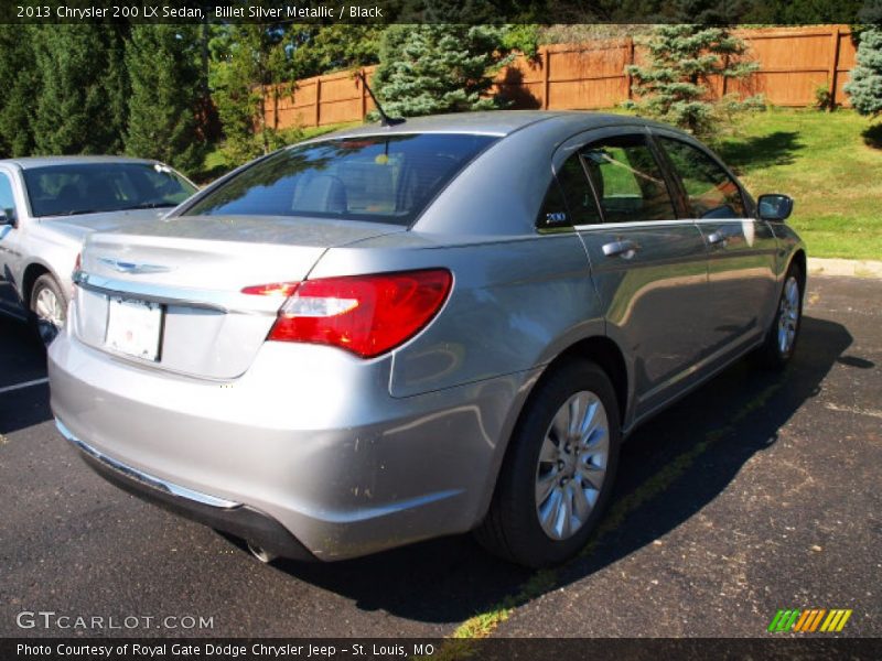 Billet Silver Metallic / Black 2013 Chrysler 200 LX Sedan