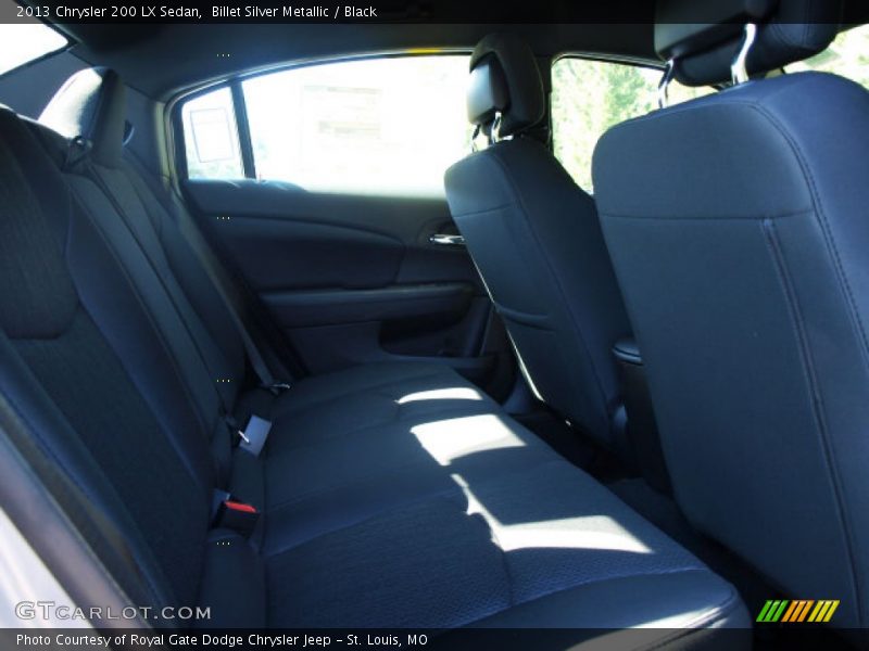 Billet Silver Metallic / Black 2013 Chrysler 200 LX Sedan