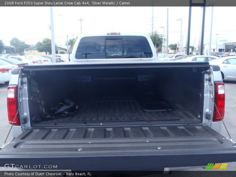 Silver Metallic / Camel 2008 Ford F350 Super Duty Lariat Crew Cab 4x4
