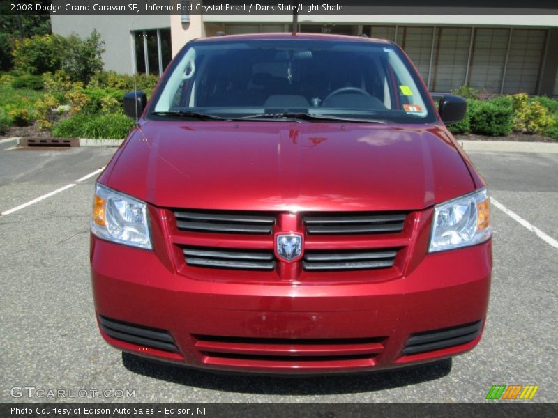 Inferno Red Crystal Pearl / Dark Slate/Light Shale 2008 Dodge Grand Caravan SE
