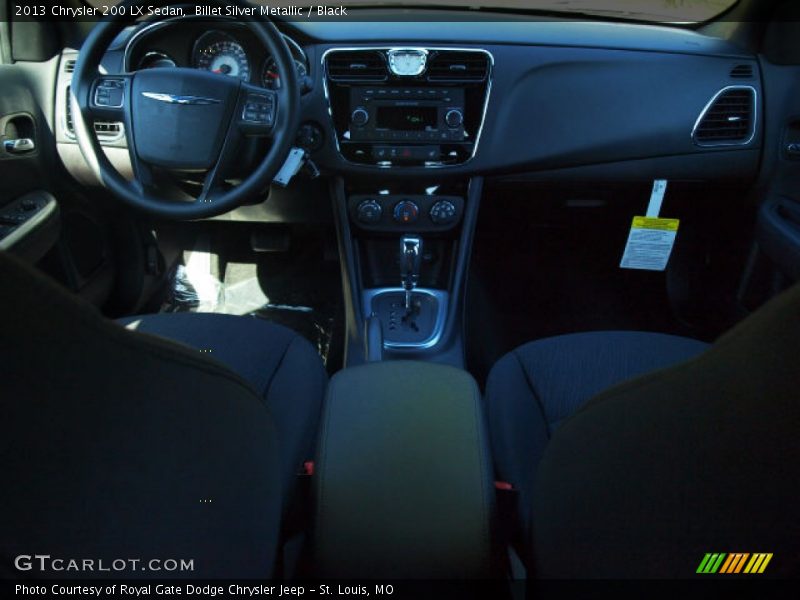 Billet Silver Metallic / Black 2013 Chrysler 200 LX Sedan