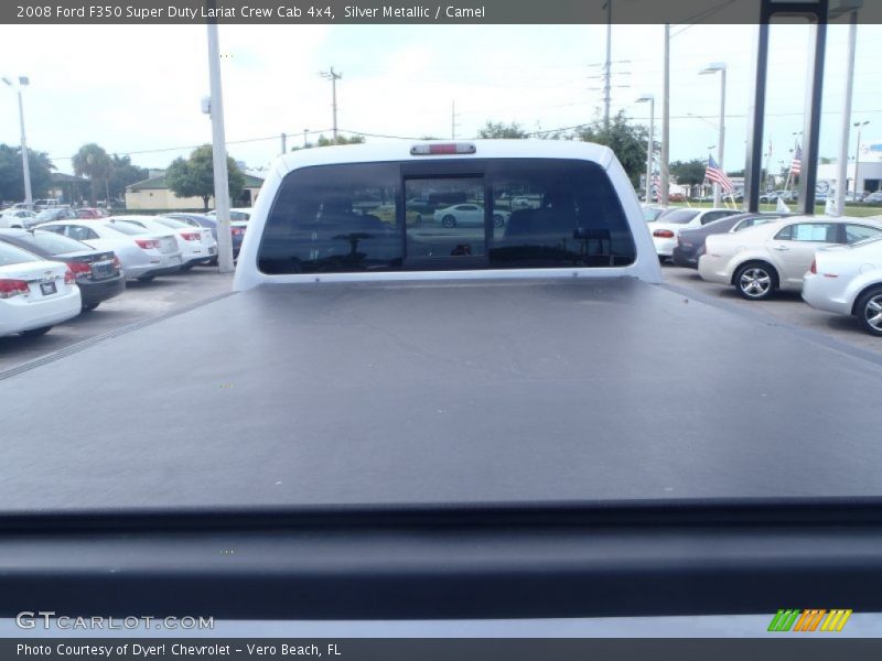 Silver Metallic / Camel 2008 Ford F350 Super Duty Lariat Crew Cab 4x4