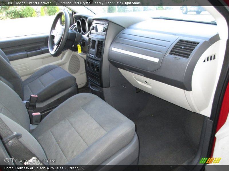 Inferno Red Crystal Pearl / Dark Slate/Light Shale 2008 Dodge Grand Caravan SE