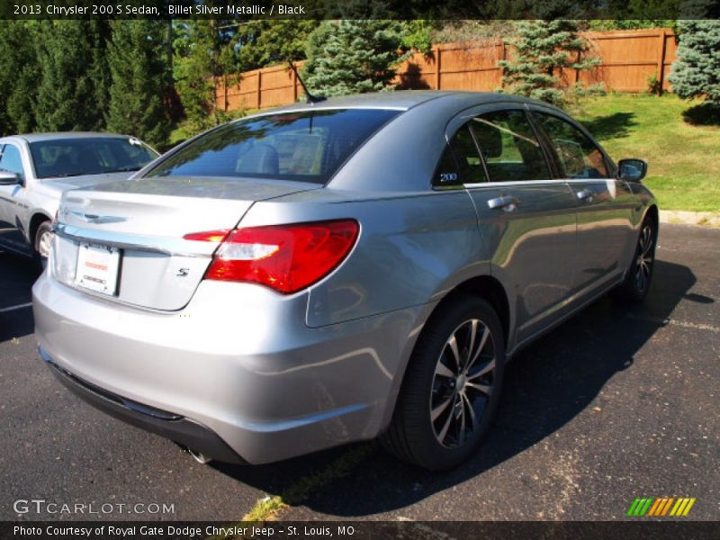 Billet Silver Metallic / Black 2013 Chrysler 200 S Sedan