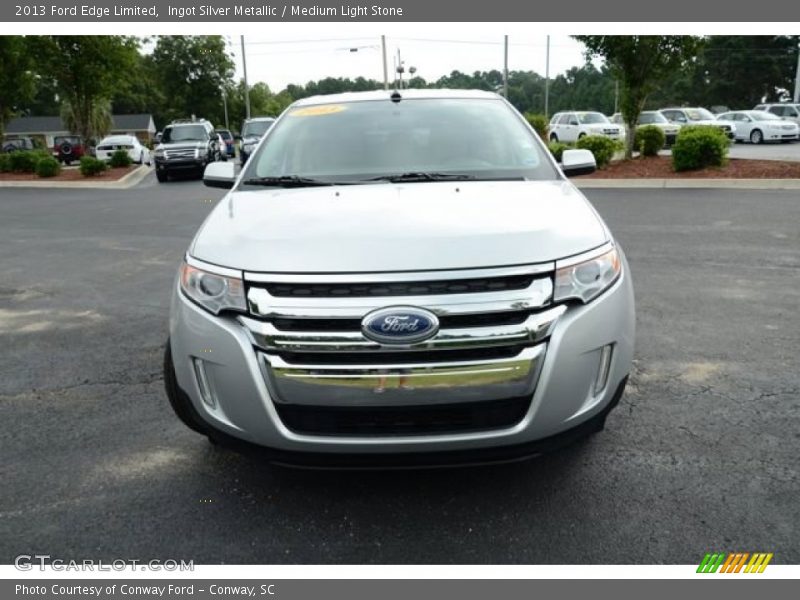 Ingot Silver Metallic / Medium Light Stone 2013 Ford Edge Limited