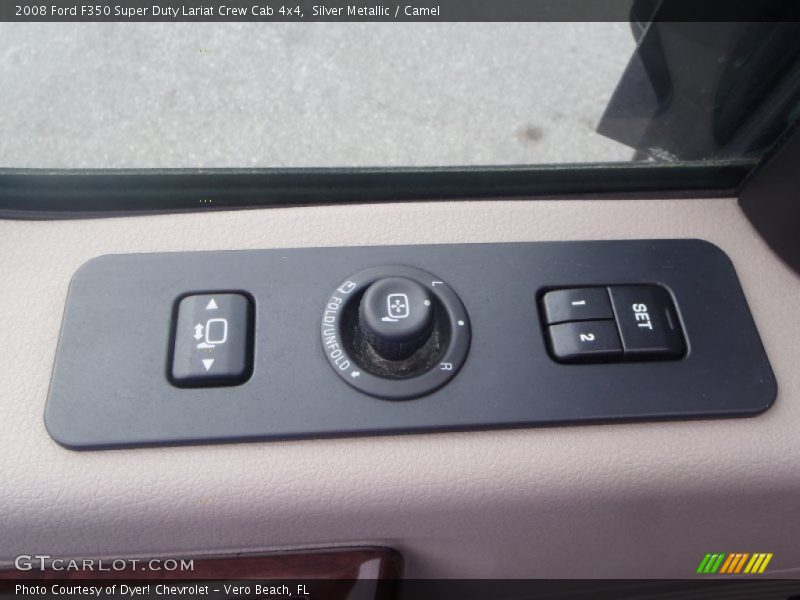 Silver Metallic / Camel 2008 Ford F350 Super Duty Lariat Crew Cab 4x4