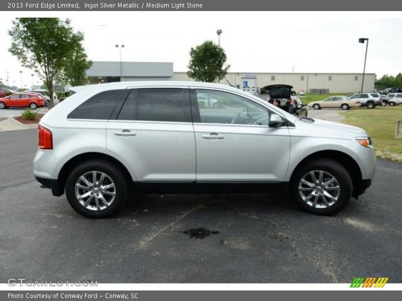 Ingot Silver Metallic / Medium Light Stone 2013 Ford Edge Limited