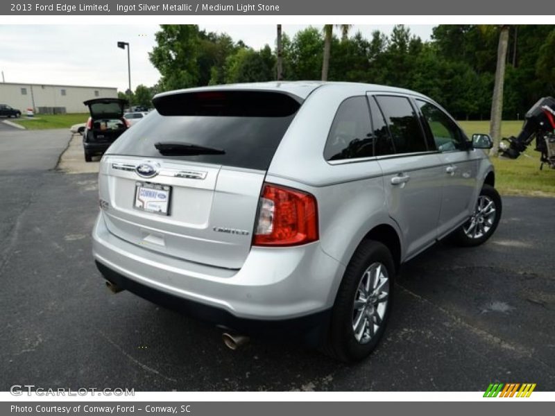 Ingot Silver Metallic / Medium Light Stone 2013 Ford Edge Limited