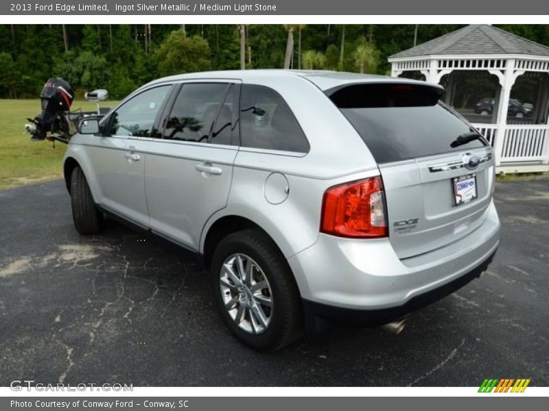 Ingot Silver Metallic / Medium Light Stone 2013 Ford Edge Limited