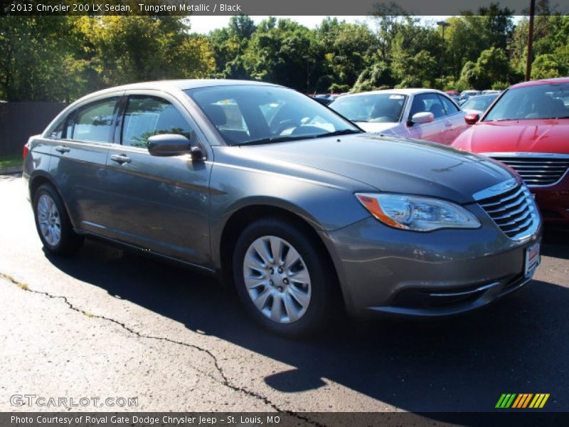 Tungsten Metallic / Black 2013 Chrysler 200 LX Sedan