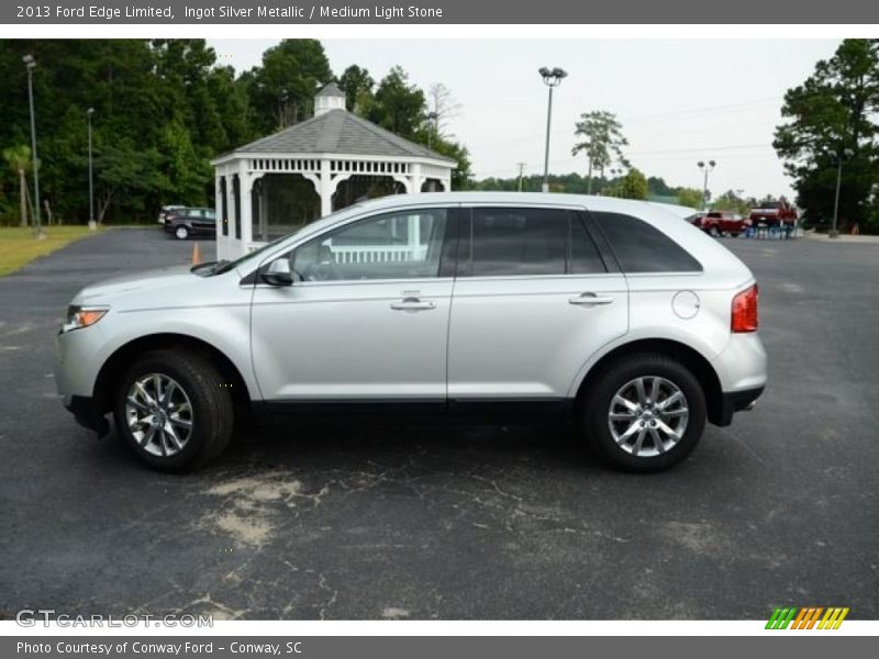 Ingot Silver Metallic / Medium Light Stone 2013 Ford Edge Limited