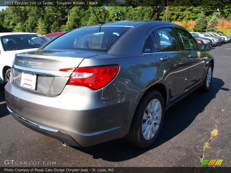 Tungsten Metallic / Black 2013 Chrysler 200 LX Sedan