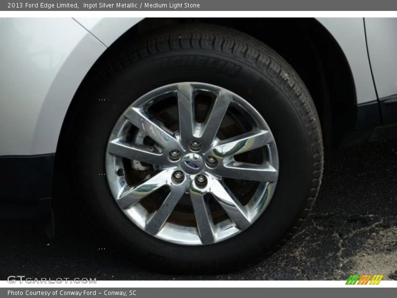 Ingot Silver Metallic / Medium Light Stone 2013 Ford Edge Limited