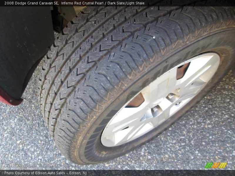 Inferno Red Crystal Pearl / Dark Slate/Light Shale 2008 Dodge Grand Caravan SE