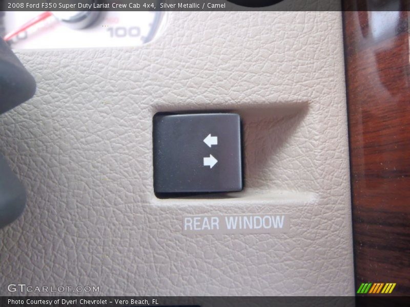Silver Metallic / Camel 2008 Ford F350 Super Duty Lariat Crew Cab 4x4