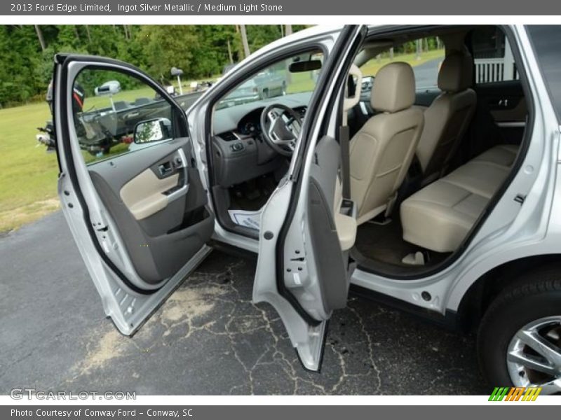 Ingot Silver Metallic / Medium Light Stone 2013 Ford Edge Limited