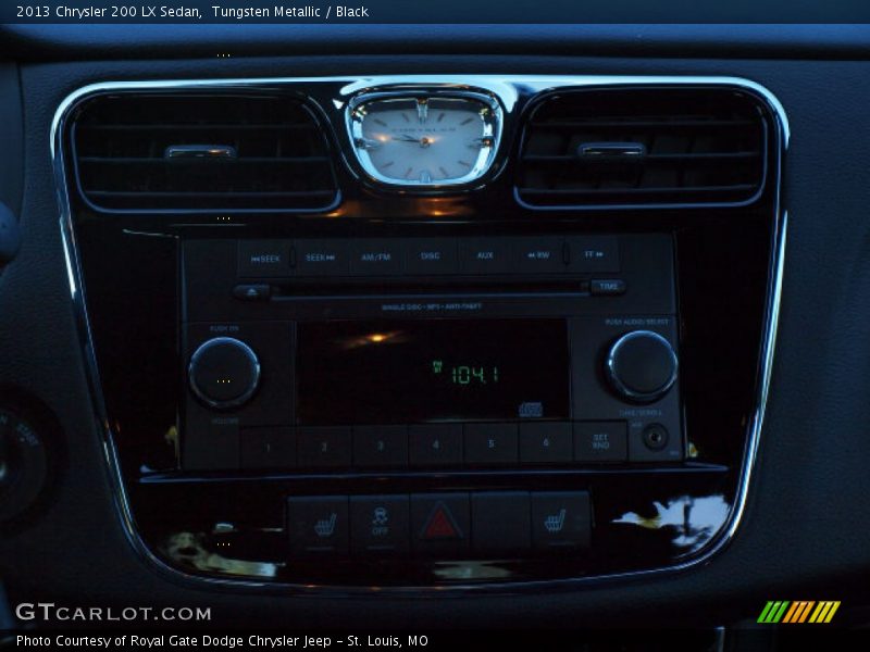 Tungsten Metallic / Black 2013 Chrysler 200 LX Sedan