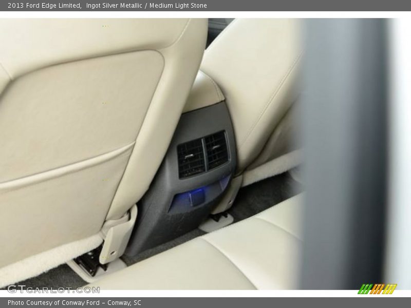 Ingot Silver Metallic / Medium Light Stone 2013 Ford Edge Limited