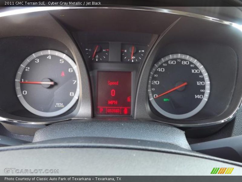 Cyber Gray Metallic / Jet Black 2011 GMC Terrain SLE