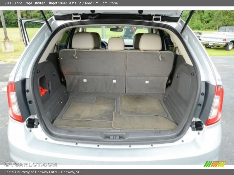 Ingot Silver Metallic / Medium Light Stone 2013 Ford Edge Limited