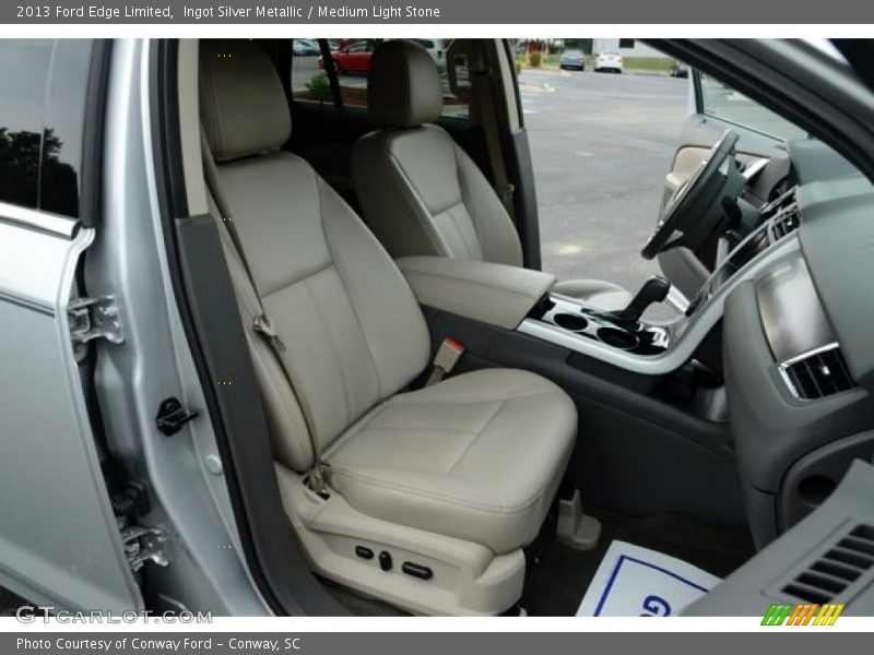 Ingot Silver Metallic / Medium Light Stone 2013 Ford Edge Limited