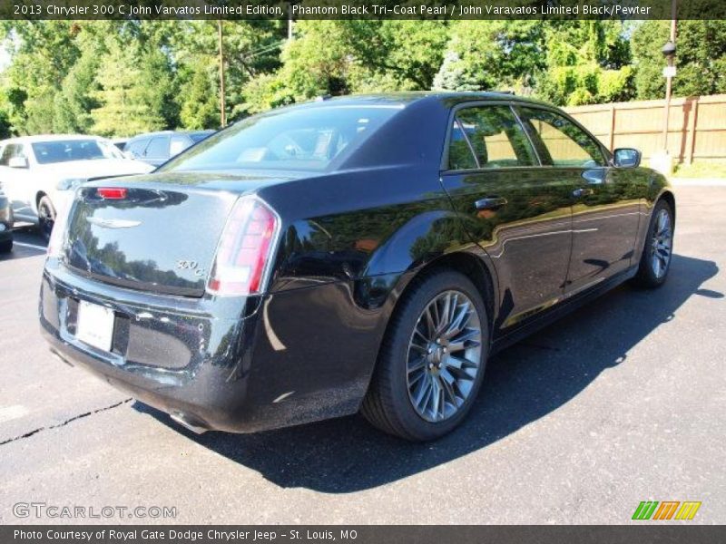 Phantom Black Tri-Coat Pearl / John Varavatos Limited Black/Pewter 2013 Chrysler 300 C John Varvatos Limited Edition