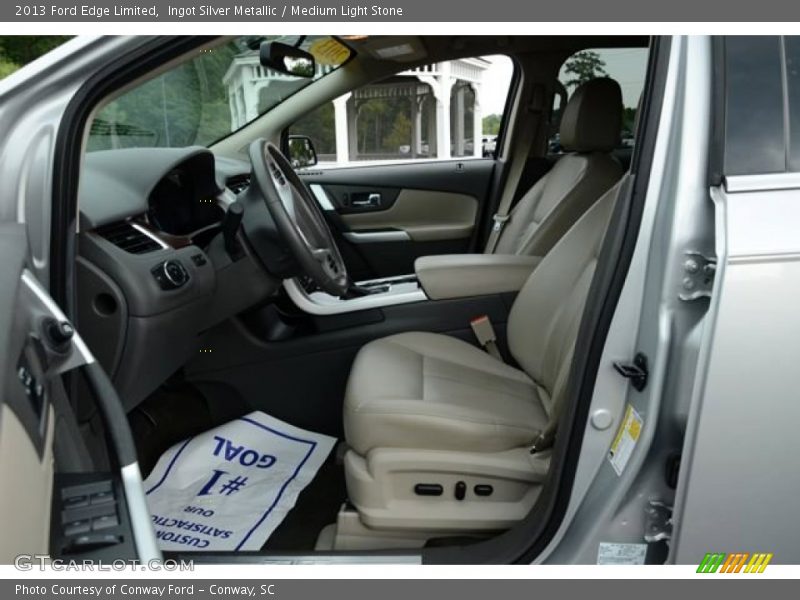 Ingot Silver Metallic / Medium Light Stone 2013 Ford Edge Limited