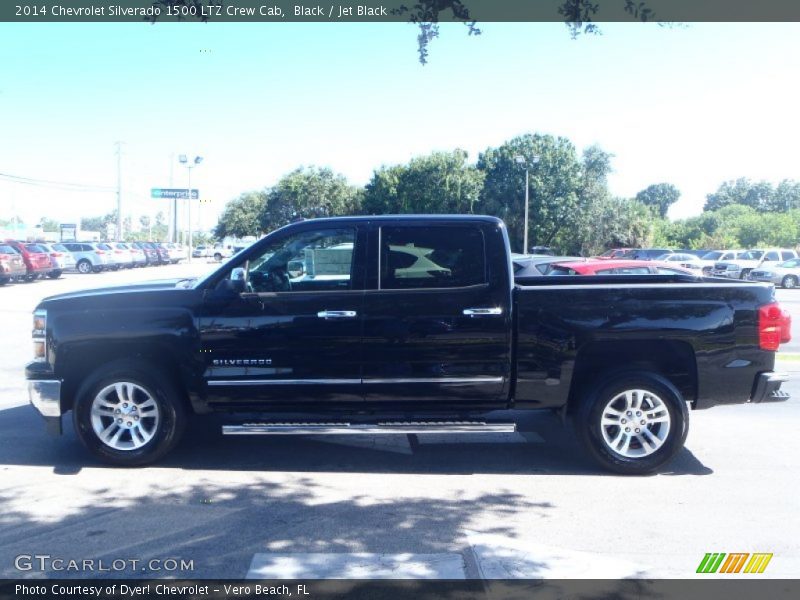 Black / Jet Black 2014 Chevrolet Silverado 1500 LTZ Crew Cab