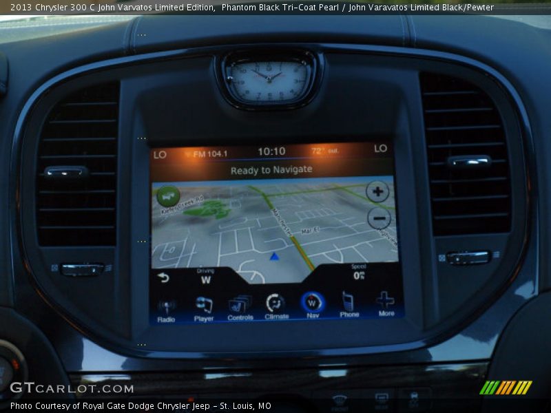 Navigation of 2013 300 C John Varvatos Limited Edition