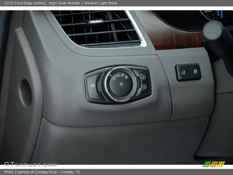 Ingot Silver Metallic / Medium Light Stone 2013 Ford Edge Limited