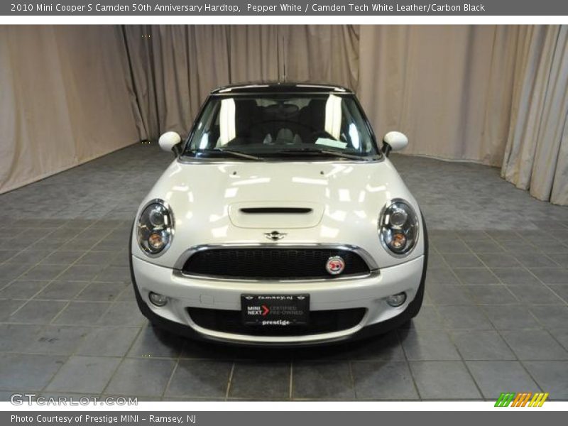 Pepper White / Camden Tech White Leather/Carbon Black 2010 Mini Cooper S Camden 50th Anniversary Hardtop
