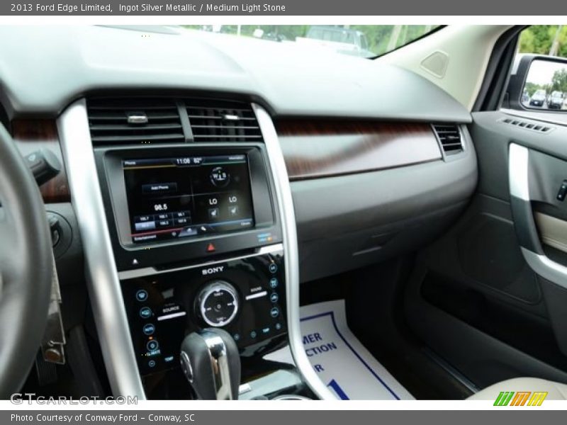 Ingot Silver Metallic / Medium Light Stone 2013 Ford Edge Limited