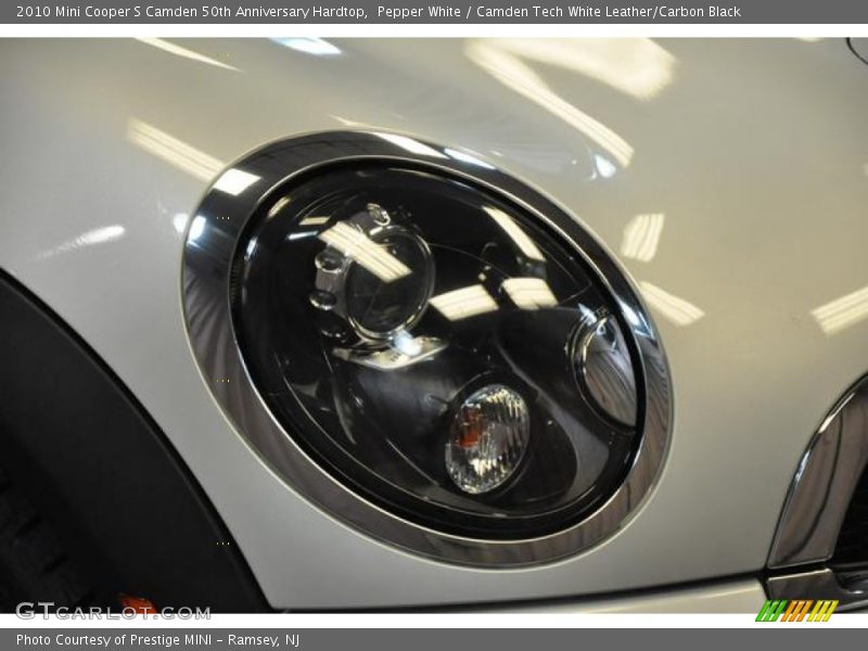 Pepper White / Camden Tech White Leather/Carbon Black 2010 Mini Cooper S Camden 50th Anniversary Hardtop