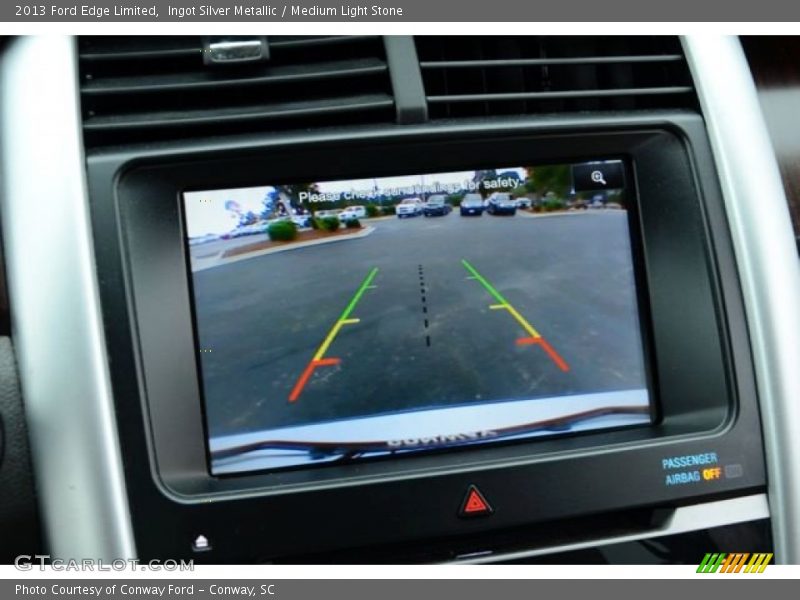 Ingot Silver Metallic / Medium Light Stone 2013 Ford Edge Limited