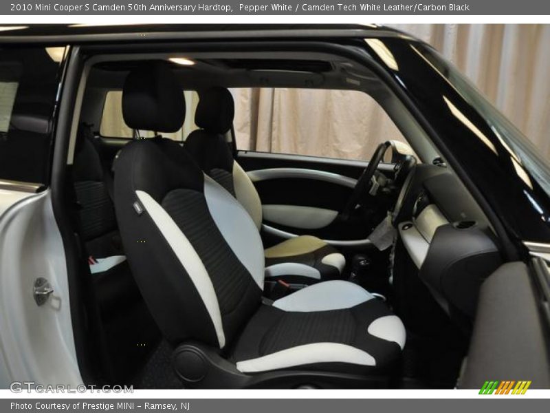 Pepper White / Camden Tech White Leather/Carbon Black 2010 Mini Cooper S Camden 50th Anniversary Hardtop