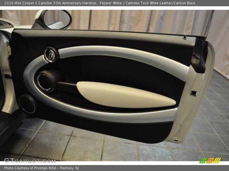 Pepper White / Camden Tech White Leather/Carbon Black 2010 Mini Cooper S Camden 50th Anniversary Hardtop