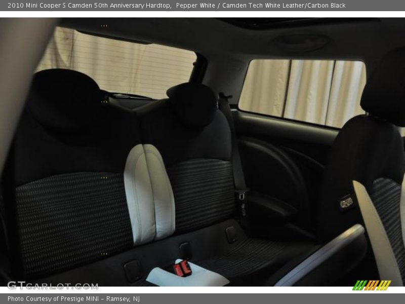 Pepper White / Camden Tech White Leather/Carbon Black 2010 Mini Cooper S Camden 50th Anniversary Hardtop
