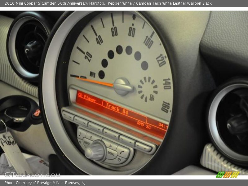 Pepper White / Camden Tech White Leather/Carbon Black 2010 Mini Cooper S Camden 50th Anniversary Hardtop